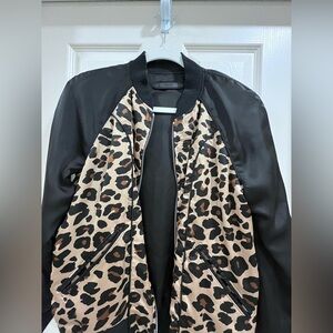 Coach silk coat reversible